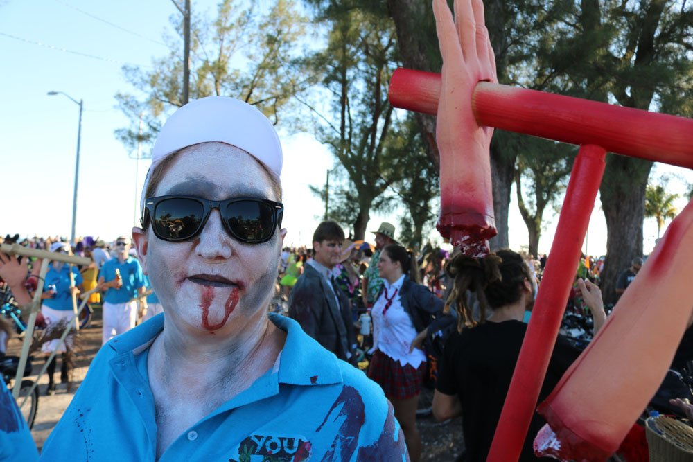 Zombie Bike Ride 2018 photo - Duval Street, Key West